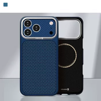 Evelatus Apple iPhone 18 Pro Max Carbon Premium Edition funda MagSafe azul medianoche