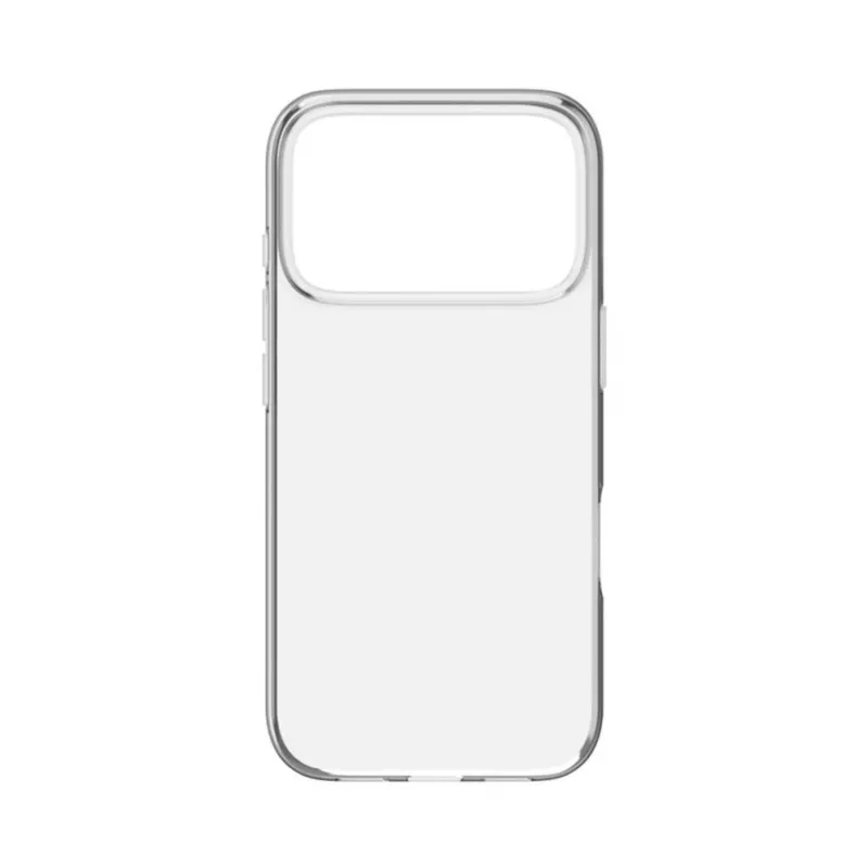 Evelatus Funda de silicona transparente para Apple iPhone 18 Pro Max 1,5 mm TPU transparente