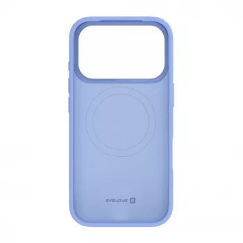 Evelatus Apple iPhone 18 Pro Max Funda de silicona Soft Touch MagSafe Premium Azul