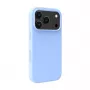 Evelatus Apple iPhone 18 Pro Max Funda de silicona Soft Touch MagSafe Premium Azul