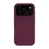 Evelatus Apple iPhone 18 Pro Max Funda de silicona Soft Touch MagSafe Premium Rojo Burdeos