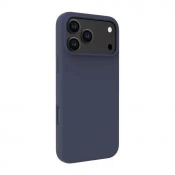 Evelatus Funda de silicona Soft Touch Premium MagSafe para Apple iPhone 18 Pro Max Azul oscuro