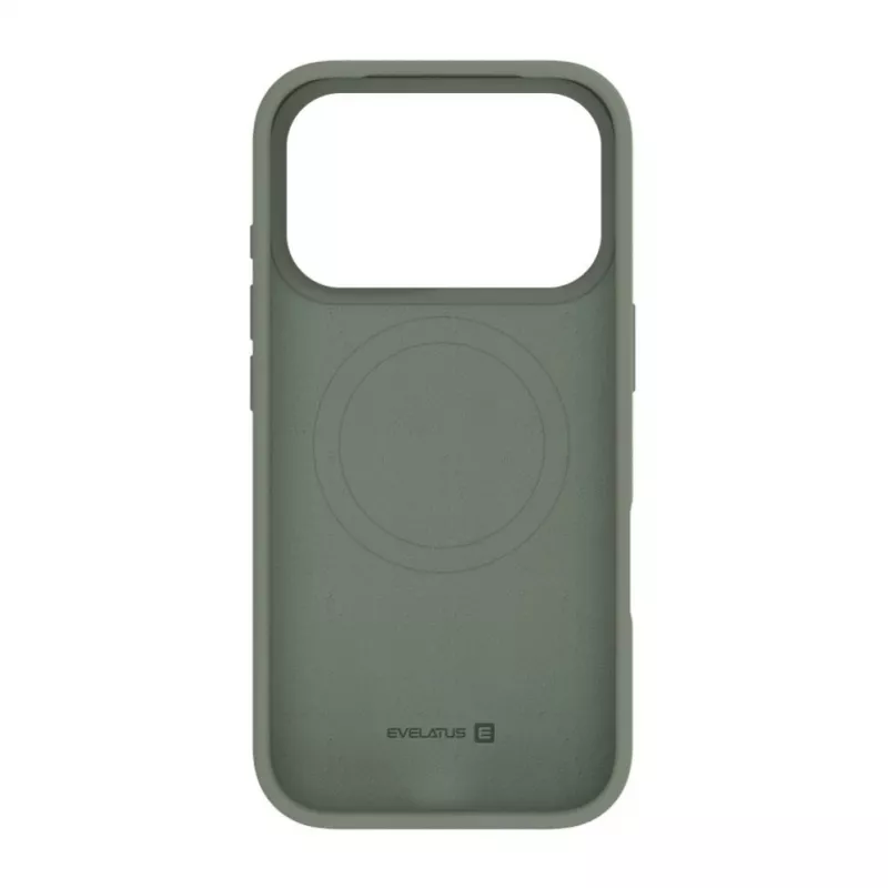 Evelatus Apple iPhone 18 Pro Max Funda de silicona Soft Touch MagSafe Premium Verde Oliva Oscuro