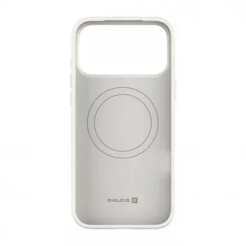 Evelatus Apple iPhone 18 Pro Max Premium funda de silicona MagSafe Soft Touch plateada