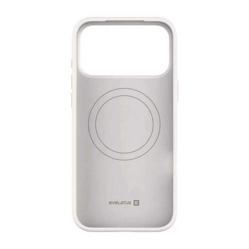Evelatus Apple iPhone 18 Pro Max Premium funda de silicona MagSafe Soft Touch plateada