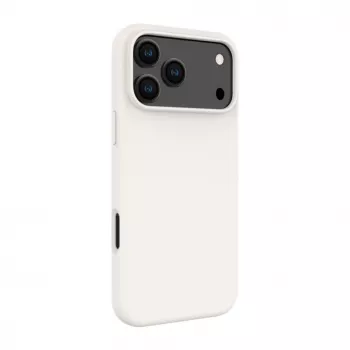 Evelatus Apple iPhone 18 Pro Max Premium funda de silicona MagSafe Soft Touch plateada