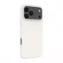 Evelatus Apple iPhone 18 Pro Max Premium funda de silicona MagSafe Soft Touch plateada