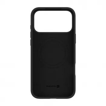 Evelatus Apple iPhone 18 Pro Premium funda de silicona MagSafe Soft Touch negra