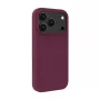 Evelatus Funda de silicona Soft Touch Premium MagSafe para Apple iPhone 18 Pro Burdeos