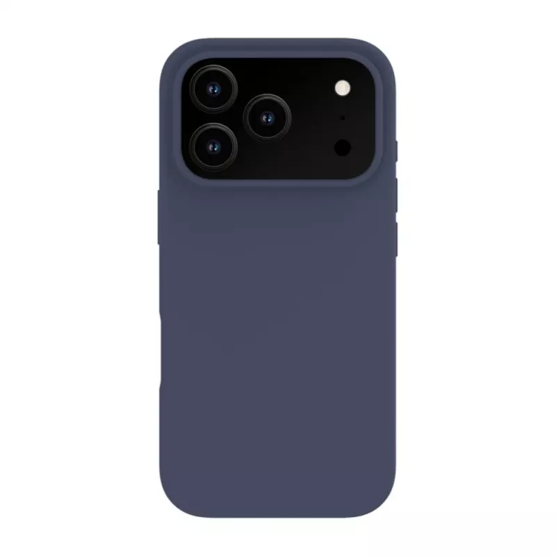 Evelatus Apple iPhone 18 Pro Funda de silicona Soft Touch MagSafe Premium Azul Oscuro