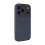 Evelatus Apple iPhone 18 Pro Funda de silicona Soft Touch MagSafe Premium Azul Oscuro