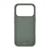 Evelatus Apple iPhone 18 Pro Funda de silicona Soft Touch MagSafe Premium Verde Oliva Oscuro