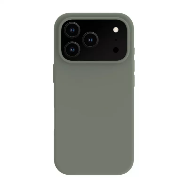 Evelatus Apple iPhone 18 Pro Funda de silicona Soft Touch MagSafe Premium Verde Oliva Oscuro