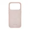 Evelatus Apple iPhone 18 Pro Premium funda de silicona MagSafe Soft Touch rosa arena