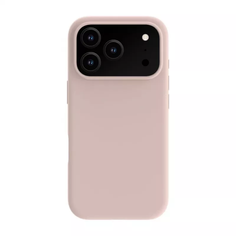 Evelatus Apple iPhone 18 Pro Premium funda de silicona MagSafe Soft Touch rosa arena