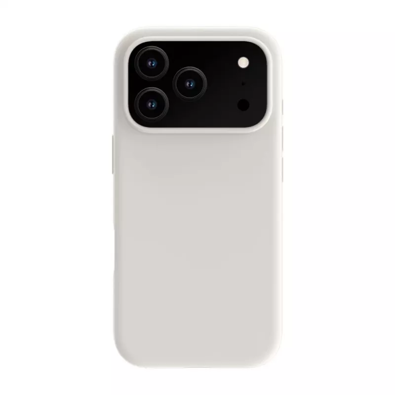 Evelatus Apple iPhone 18 Pro Funda de silicona Soft Touch MagSafe Premium Plata