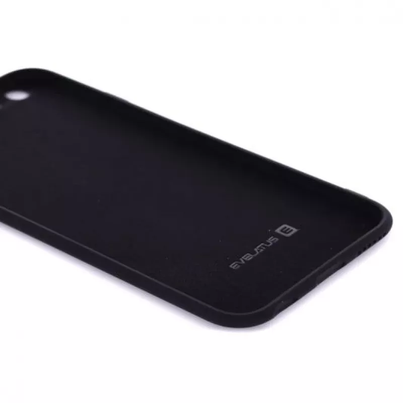 Evelatus Apple iPhone 6 / 6s Funda de silicona Nano Soft Touch TPU Negra