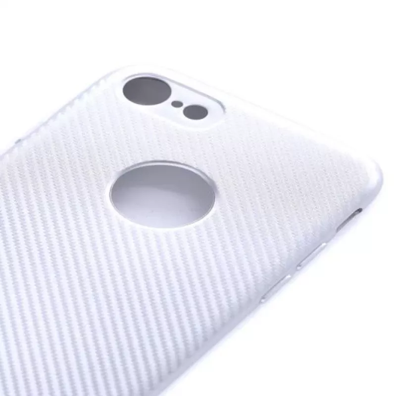 Evelatus Funda protectora Carbon Silver para Apple iPhone 7/8/SE2020/SE2022