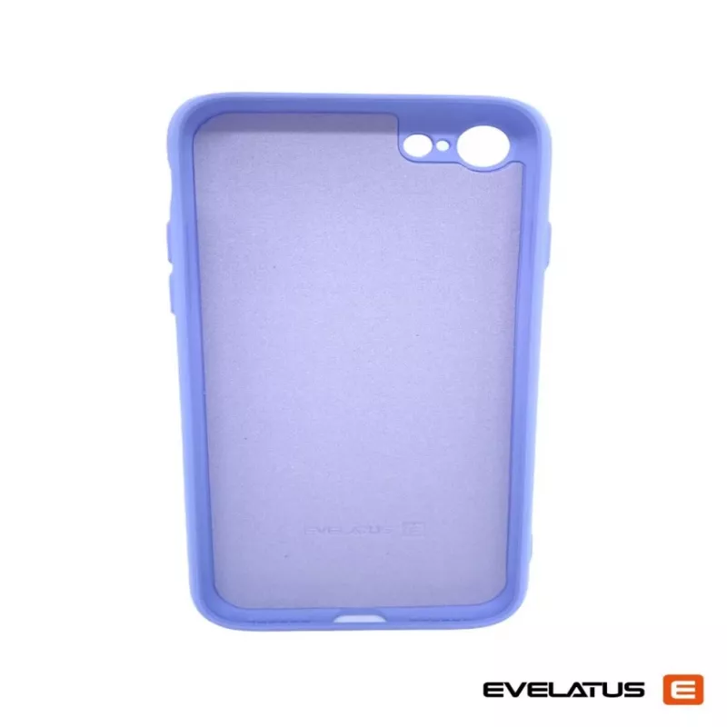 Evelatus Apple iPhone 7/8/SE2020/SE2022 Funda de silicona nano Soft Touch TPU morada