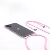 Evelatus Funda de silicona transparente con cordón TPU Band Transparente para Apple iPhone 7/8/SE2020/SE2022