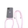 Evelatus Funda de silicona transparente con cordón TPU Band Transparente para Apple iPhone 7/8/SE2020/SE2022