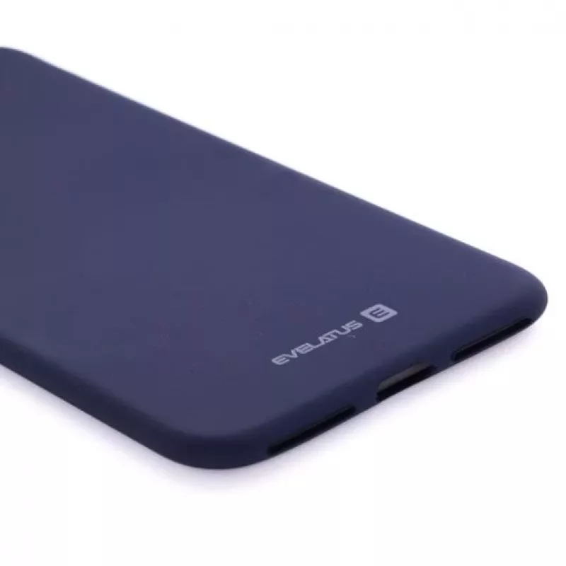 Evelatus Funda de silicona azul medianoche para Apple iPhone 7 Plus/8 Plus