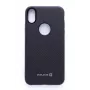 Evelatus Apple iPhone X funda trasera Carbon Black
