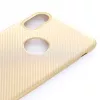 Evelatus Funda Trasera Carbon Gold para Apple iPhone X