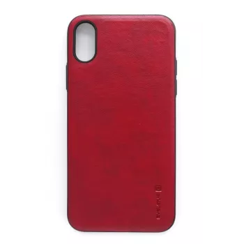 Evelatus Apple iPhone X Kuton Red Funda trasera de silicona