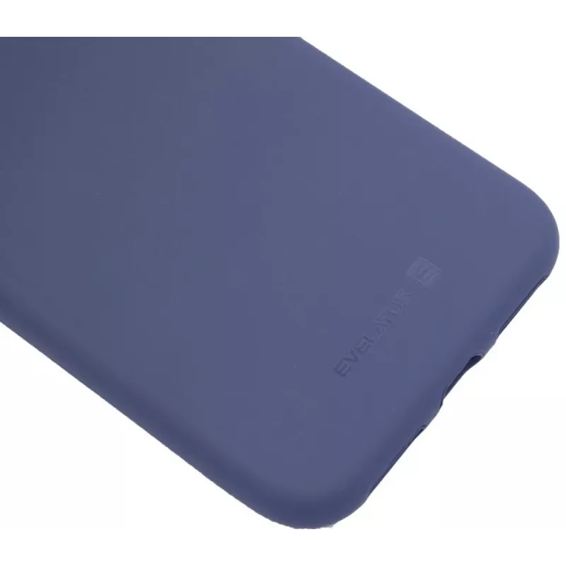 Evelatus Funda de silicona Nano Soft Touch TPU azul para Apple iPhone X