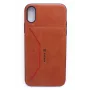 Funda cartera folio Evelatus Nobel marrón para Apple iPhone X