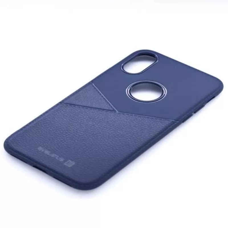 Evelatus Apple iPhone X Funda Trasera de Silicona Phantom Blue