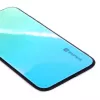 Evelatus Funda de cristal degradado para Apple iPhone X/Xs 6 Lagoon
