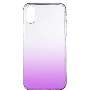 Evelatus Apple iPhone X/XS Funda TPU Gradient Morado