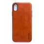 Evelatus Apple iPhone X / XS Funda trasera Kuton marrón