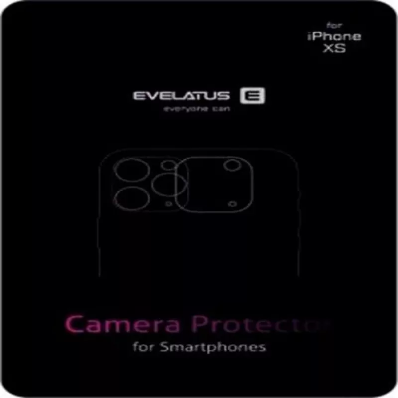 Evelatus repuesto de lentes de cristal de cámara para Apple iPhone XR - cristal templado 9H