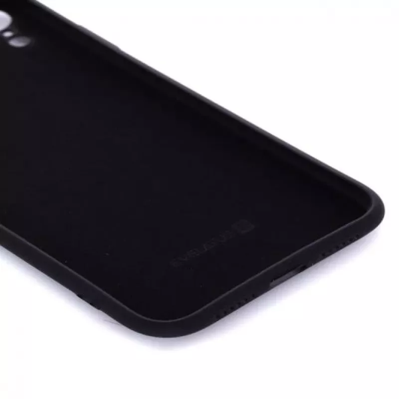 Evelatus Apple iPhone XR Funda de silicona Nano Soft Touch TPU negra