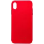 Evelatus Apple iPhone XR Funda Nano de Silicona Soft Touch TPU Rojo