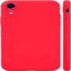 Funda de nano silicona Soft Touch TPU para Apple iPhone XR Evelatus roja
