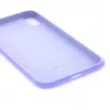 Evelatus Funda de silicona Premium Soft Touch lila para Apple iPhone XR
