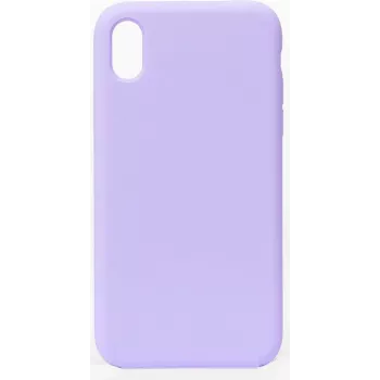 Evelatus Funda de silicona Premium Soft Touch lila para Apple iPhone XR