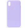 Evelatus Funda de silicona Premium Soft Touch lila para Apple iPhone XR