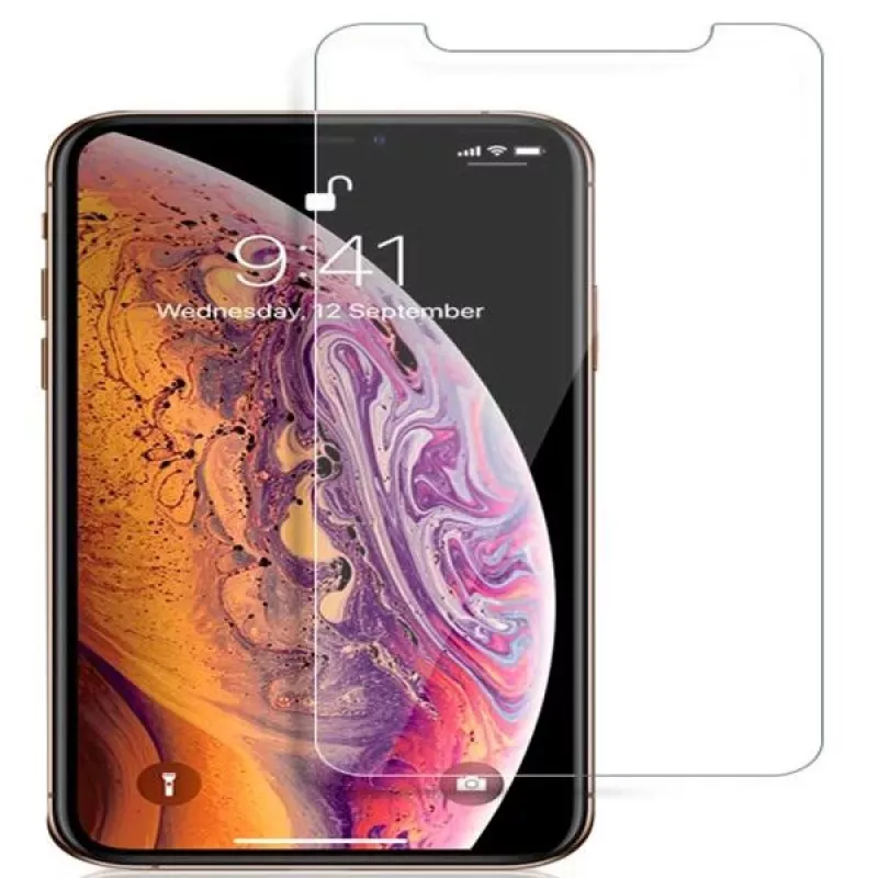 Evelatus Protector de pantalla de cristal templado plano transparente de 0,33 mm para Apple iPhone XS Max / 11 Pro Max con pegamento japonés y antiestático