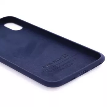 Evelatus Apple iPhone Xs Max Funda Nano Silicona Soft Touch TPU Midnight Blue
