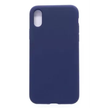 Evelatus Apple iPhone Xs Max Funda Nano Silicona Soft Touch TPU Midnight Blue
