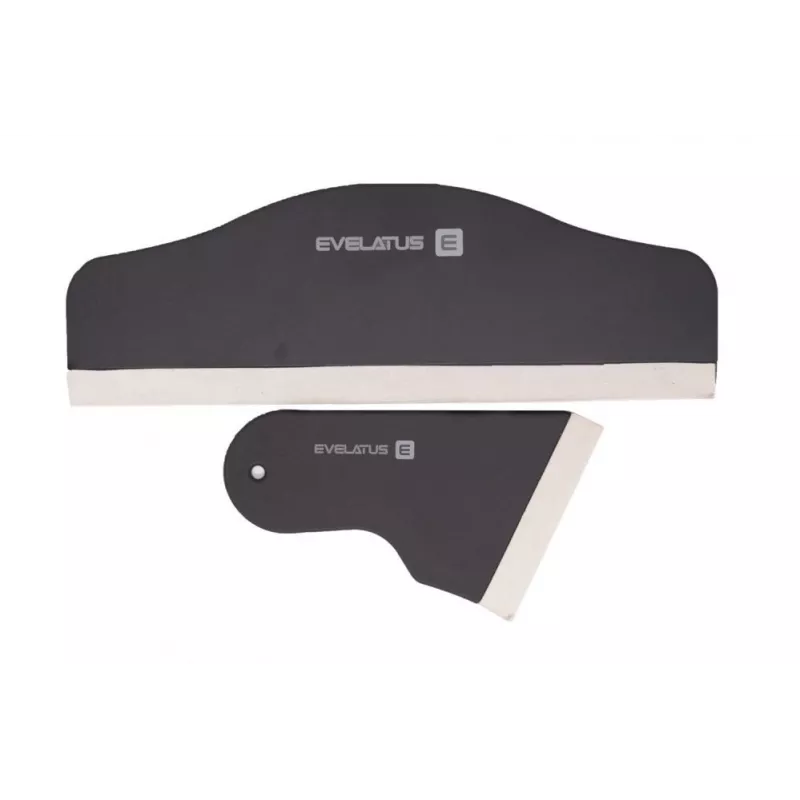 EVELATUS Espátula grande de plástico para cutter - Rasqueta de aplicación ABS azul