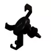 Evelatus Soporte para coche ECH03 negro - Soporte universal para salpicadero y parabrisas con brazo telescópico y giro de 360°
