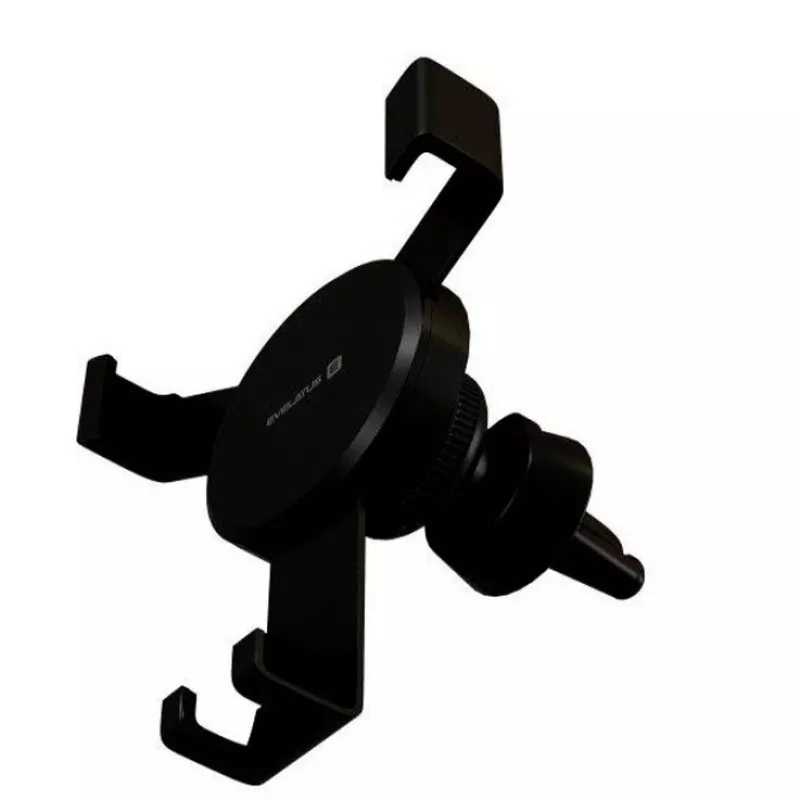 Evelatus Soporte para coche ECH03 negro - Soporte universal para salpicadero y parabrisas con brazo telescópico y giro de 360°