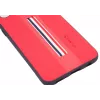 Evelatus Funda trasera Dazzle roja para Samsung Galaxy A40