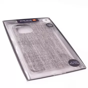 Funda de tela Evelatus para Apple iPhone 12/12 Pro EFC01 - negra